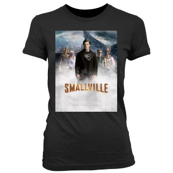 Smallville Women's Junior Cut Crewneck T-Shirt