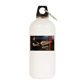 The Good Wife White Water Bottle With Carabiner