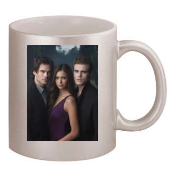 The Vampire Diaries 11oz Metallic Silver Mug