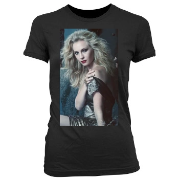 The Vampire Diaries Women's Junior Cut Crewneck T-Shirt