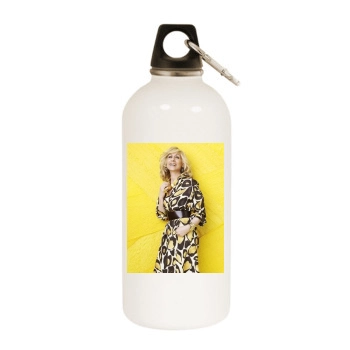 Ugly Betty White Water Bottle With Carabiner