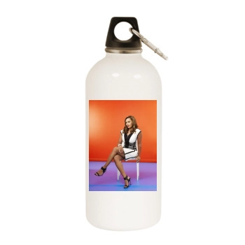 Ugly Betty White Water Bottle With Carabiner