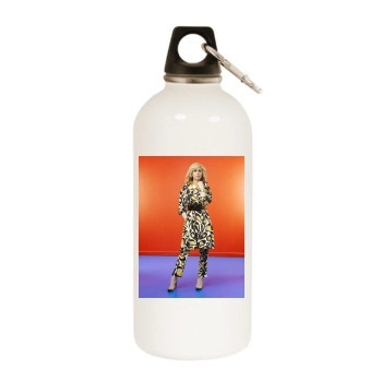 Ugly Betty White Water Bottle With Carabiner