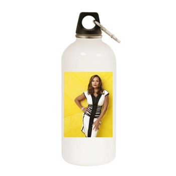 Ugly Betty White Water Bottle With Carabiner