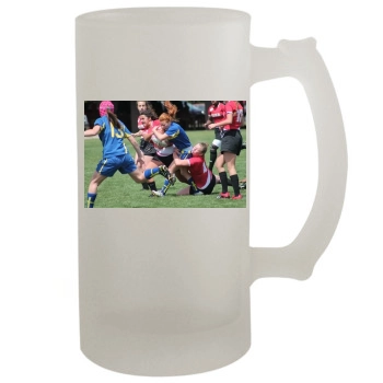 Rugby 16oz Frosted Beer Stein