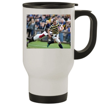 Rugby Stainless Steel Travel Mug