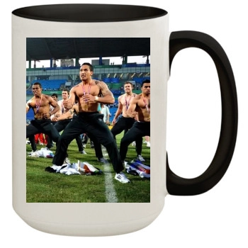 Rugby 15oz Colored Inner & Handle Mug