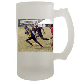 Rugby 16oz Frosted Beer Stein