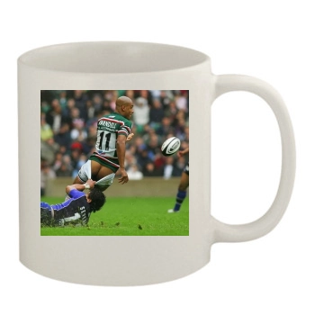 Rugby 11oz White Mug