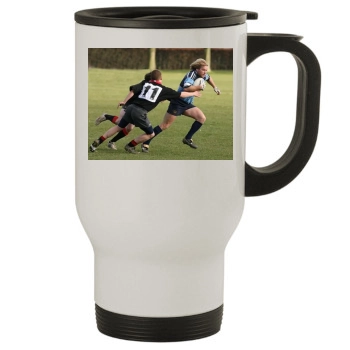 Rugby Stainless Steel Travel Mug