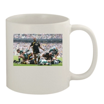 Rugby 11oz White Mug