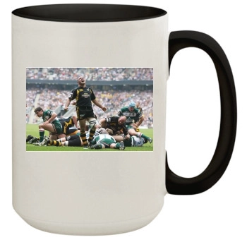 Rugby 15oz Colored Inner & Handle Mug