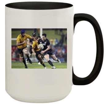 Rugby 15oz Colored Inner & Handle Mug