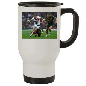 Rugby Stainless Steel Travel Mug