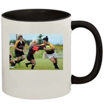 Rugby 11oz Colored Inner & Handle Mug