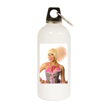 Nicki Minaj White Water Bottle With Carabiner