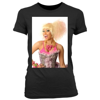 Nicki Minaj Women's Junior Cut Crewneck T-Shirt