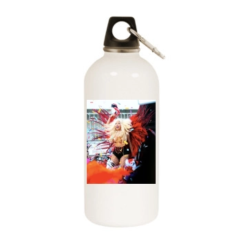 Nicki Minaj White Water Bottle With Carabiner