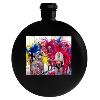 Nicki Minaj Round Flask