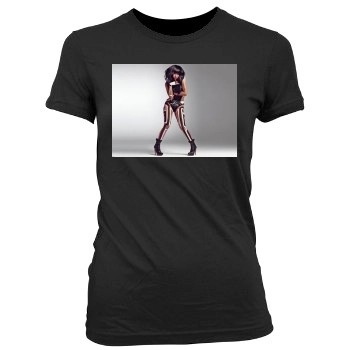 Nicki Minaj Women's Junior Cut Crewneck T-Shirt