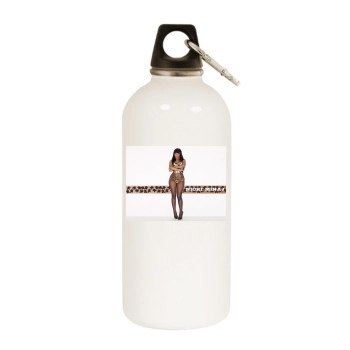 Nicki Minaj White Water Bottle With Carabiner