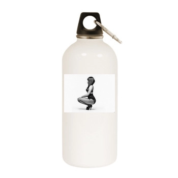 Nicki Minaj White Water Bottle With Carabiner