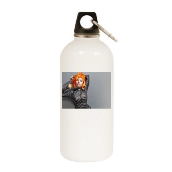 Nicki Minaj White Water Bottle With Carabiner