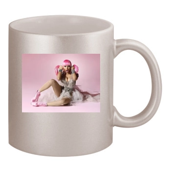 Nicki Minaj 11oz Metallic Silver Mug