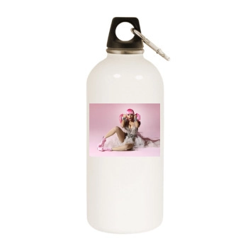 Nicki Minaj White Water Bottle With Carabiner