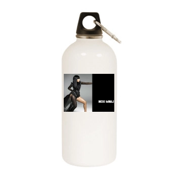 Nicki Minaj White Water Bottle With Carabiner