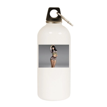 Nicki Minaj White Water Bottle With Carabiner