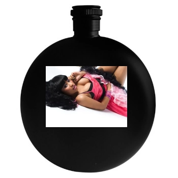 Nicki Minaj Round Flask