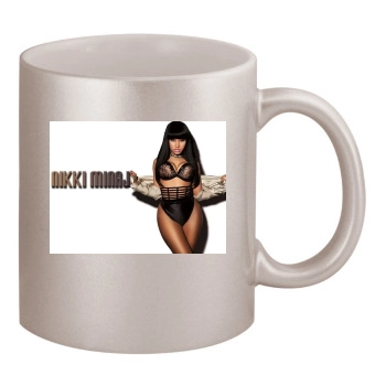 Nicki Minaj 11oz Metallic Silver Mug