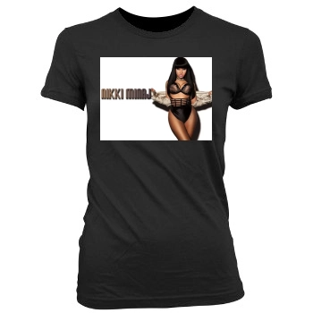 Nicki Minaj Women's Junior Cut Crewneck T-Shirt