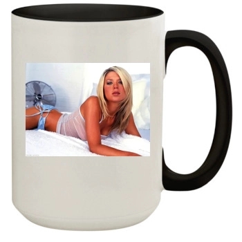 Tara Reid 15oz Colored Inner & Handle Mug