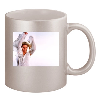 Tara Reid 11oz Metallic Silver Mug