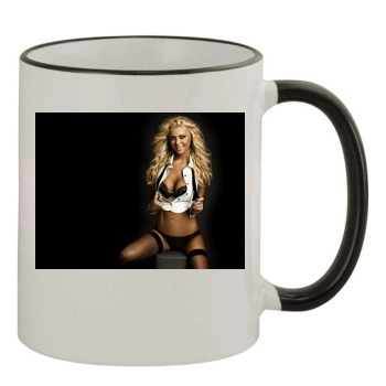 Tara Reid 11oz Colored Rim & Handle Mug