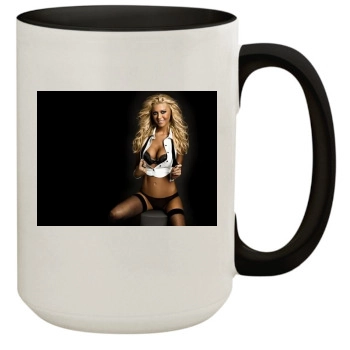 Tara Reid 15oz Colored Inner & Handle Mug