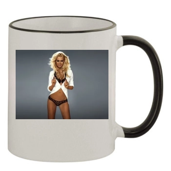 Tara Reid 11oz Colored Rim & Handle Mug