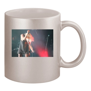 Taylor Momsen 11oz Metallic Silver Mug