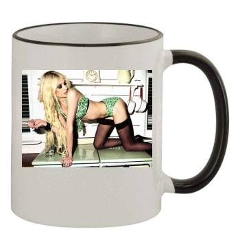 Taylor Momsen 11oz Colored Rim & Handle Mug