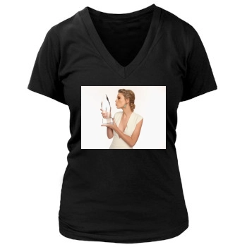 Taylor Swift Women's Deep V-Neck TShirt