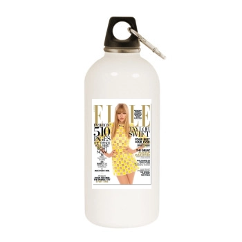 Taylor Swift White Water Bottle With Carabiner