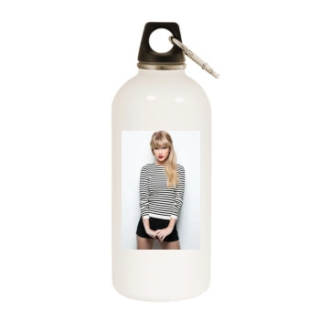 Taylor Swift White Water Bottle With Carabiner