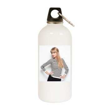 Taylor Swift White Water Bottle With Carabiner