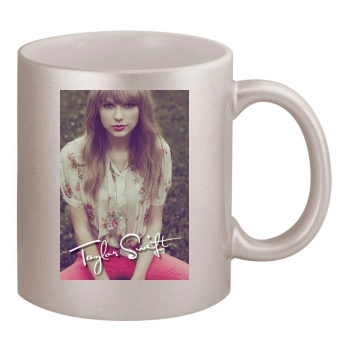 Taylor Swift 11oz Metallic Silver Mug