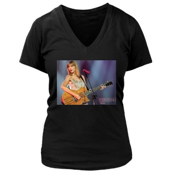 Taylor Swift Women's Deep V-Neck TShirt