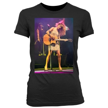 Taylor Swift Women's Junior Cut Crewneck T-Shirt