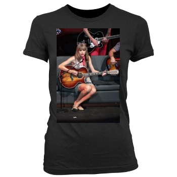 Taylor Swift Women's Junior Cut Crewneck T-Shirt