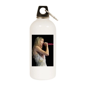 Taylor Swift White Water Bottle With Carabiner